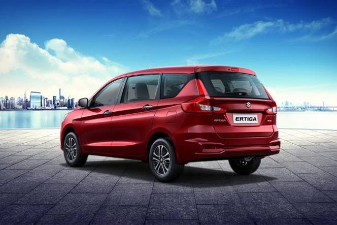 Maruti Ertiga Rear Left View Image Maruti Ertiga Rear Left View Image