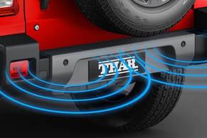 Mahindra Thar Rear Parking Sensors Top View  Image